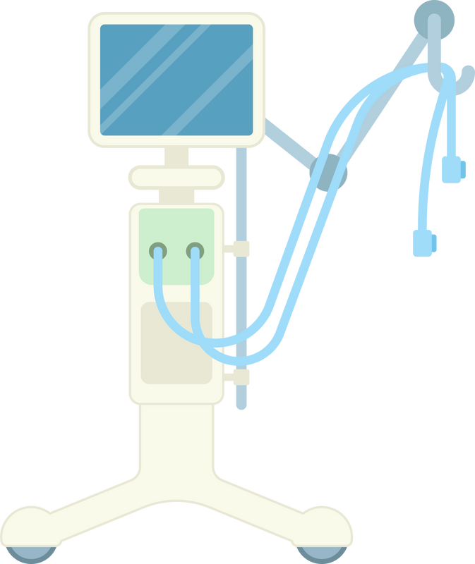 distress syndrome breathing put patient Coma hypoxemia on oxygen lung Acute ventilation cancer treat air face COPD mask tube ICU care unit Chronic obstructive pulmonary